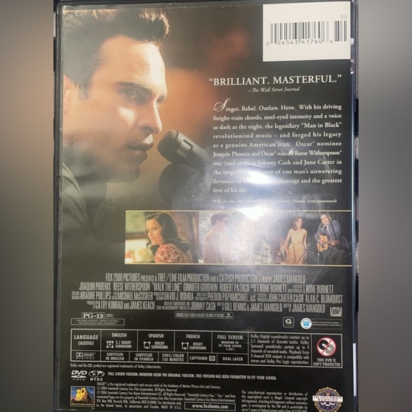 PreOwned Walk The Line Full Screen DVD . - Picture 3 of 10
